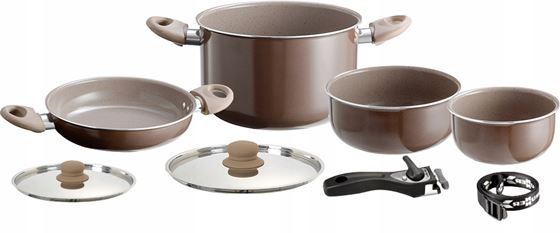 GARNEK ZESTAW 7+1 BRUNNER CHOCOLATE 20 cm