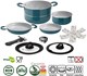 GARNEK ZESTAW 7+1 BRUNNER CAREZZA 22 cm