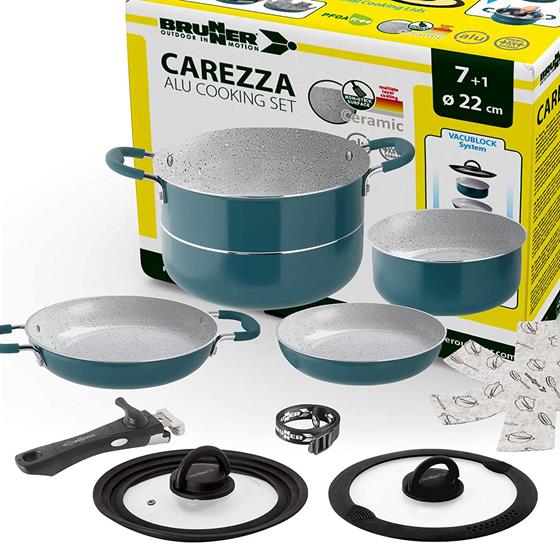 GARNEK ZESTAW 7+1 BRUNNER CAREZZA 22 cm