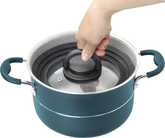 GARNEK ZESTAW 7+1 BRUNNER CAREZZA 22 cm