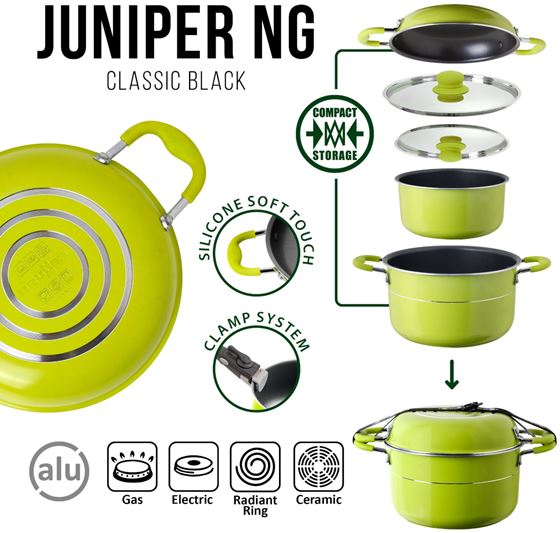 GARNEK ZESTAW 8+1 BRUNNER JUNIPER 24 cm