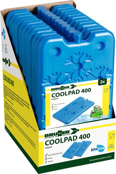 WKŁAD CHŁODZĄCY DO LODÓWEK TURYTYCZNYCH BRUNNER COOL PAD 400 ml