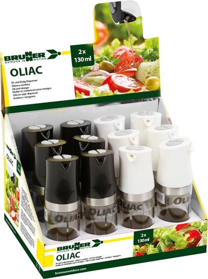 DOZOWNIK OCTU I OLEJU 2 W 1 BRUNNER CZARNY