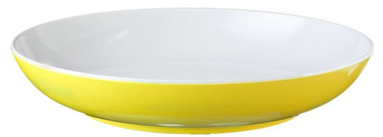 TALERZ BRUNNER GLAMOUR GŁĘBOKI ZÓŁTY 21 cm