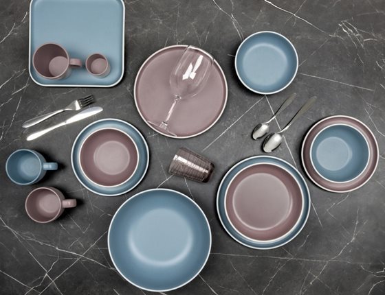 TALERZ BRUNNER DOLOMIT BLUE GŁĘBOKI 20 cm