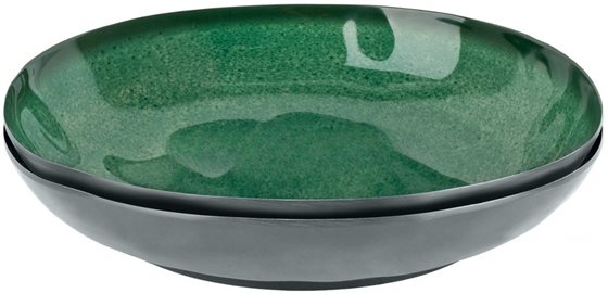 TALERZ BRUNNER VENETIAN GREEN GŁĘBOKI 21 cm