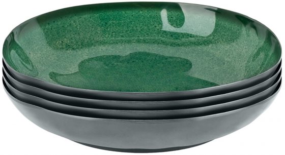 TALERZ BRUNNER VENETIAN GREEN GŁĘBOKI 21 cm