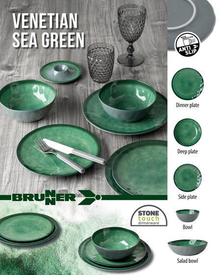 MISKA SAŁATKOWA BRUNNER SEA GREEN 30 cm