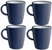 KUBEK BRUNNER MUG ABS GRANAT 300 ml 4 szt.