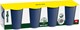 KUBEK BRUNNER MUG ABS GRANAT 300 ml 4 szt.