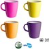 KUBEK BRUNNER MUG ABS ŻÓŁTY 300 ml 1 szt.