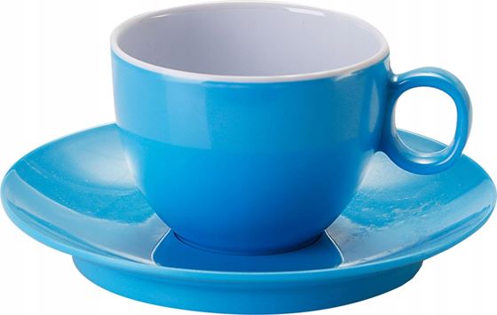 FILIŻANKA I SPODEK BRUNNER ESPRESSO NIEBIESKA 1 szt.