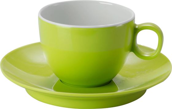 FILIŻANKA I SPODEK BRUNNER ESPRESSO ZIELONA 1 szt.