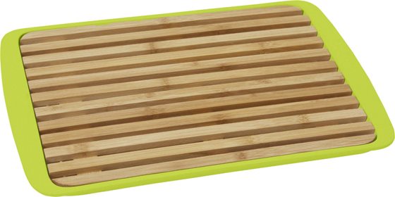 DESKA DO KROJENIA PIECZYWA Z TACĄ BRUNNER ZIELONA 36x24 cm