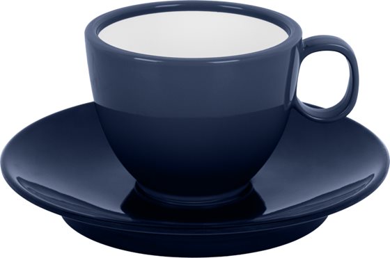 FILIŻANKA I SPODEK BRUNNER ESPRESSO GRANAT 2 szt.