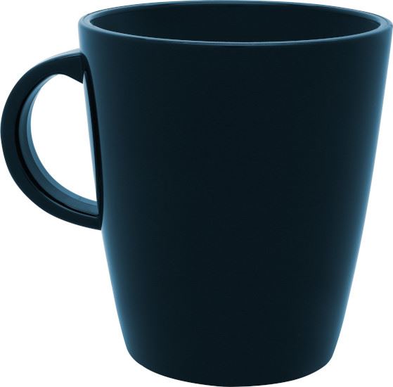 KUBEK BRUNNER MUG ABS CZARNY 1 szt.