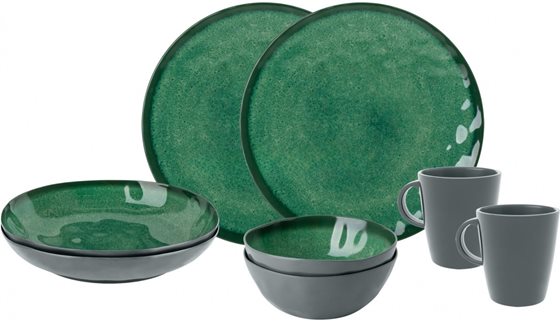 ZESTAW OBIADOWY BRUNNER SEA GREEN 8 szt.
