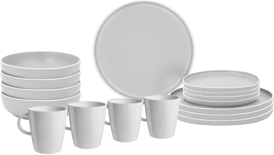 ZESTAW OBIADOWY BRUNNER DOLOMIT WHITE LUNCH BOX 16 szt.