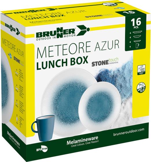 ZESTAW OBIADOWY BRUNNER METEORE LUNCH BOX 16 szt.