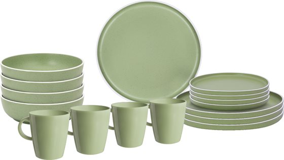 ZESTAW OBIADOWY BRUNNER DOLOMIT GREEN LUNCH BOX 16 szt.