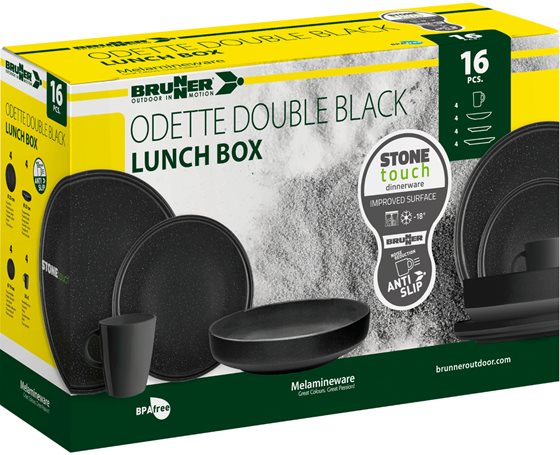 ZESTAW OBIADOWY BRUNNER ODETTE DB LUNCH BOX 16 szt.