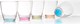 SZKLANKA BRUNNER TAHITI COLOR 200 ml 4 szt.