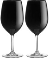 KIELISZKI DO WINA BRUNNER THANGO BALCK 600 ml 2 szt.