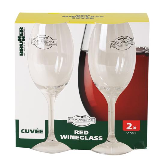 KIELISZKI DO WINA BRUNNER CUVEE RED WINEGLASS 600 ml 2 szt.