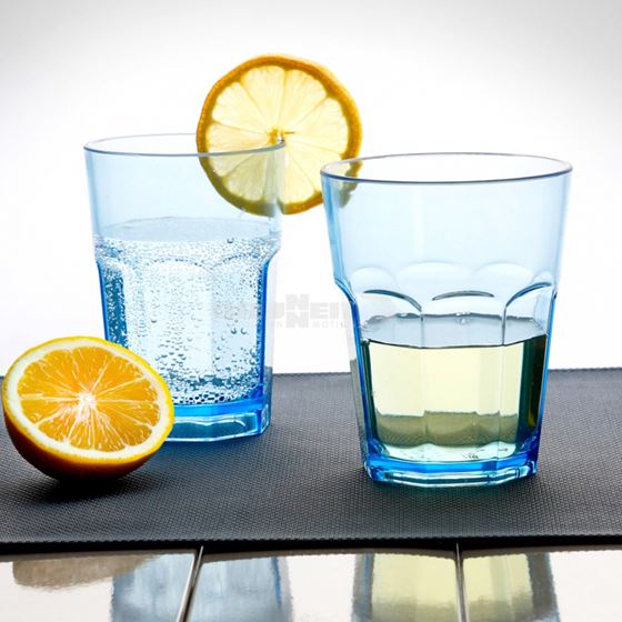 SZKLANKA BRUNNER OCTOGLASS NIEBIESKA 280 ml 1 szt.