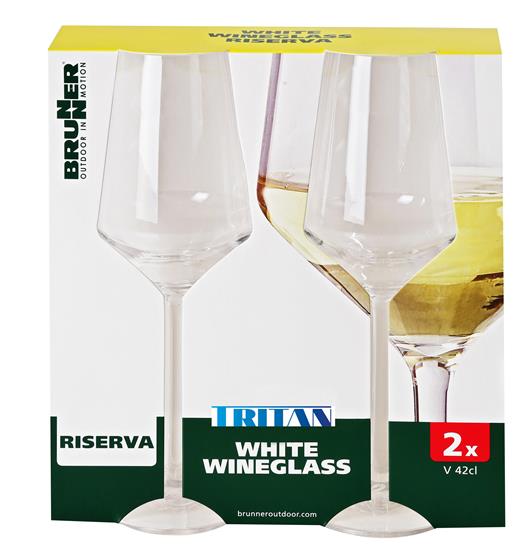 KIELISZKI DO WINA BRUNNER RISERVA 420 ml 2 szt.