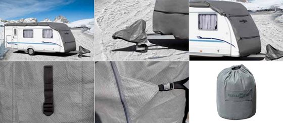 POKROWIEC NA PRZYCZEPĘ 550-600 cm ZIMOWY BRUNNER CARAVAN COVER