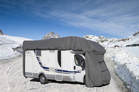 POKROWIEC NA KAMPERA 500-550 cm ALKOWA INTEGRA ZIMOWY BRUNNER CAMPER COVER 6M