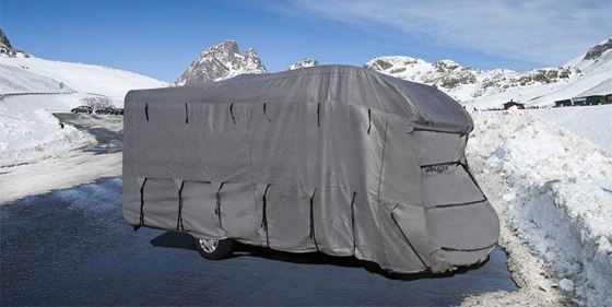 POKROWIEC NA KAMPERA 750-800 cm ALKOWA INTEGRA ZIMOWY BRUNNER CAMPER COVER