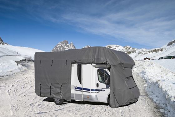 POKROWIEC NA KAMPERA 750-800 cm ALKOWA INTEGRA ZIMOWY BRUNNER CAMPER COVER