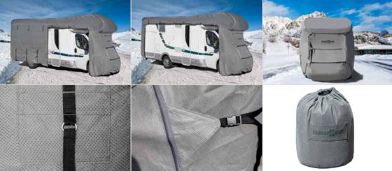 POKROWIEC NA KAMPERA 750-800 cm ALKOWA INTEGRA ZIMOWY BRUNNER CAMPER COVER