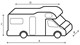 POKROWIEC NA KAMPERA 750-800 cm ALKOWA INTEGRA ZIMOWY BRUNNER CAMPER COVER