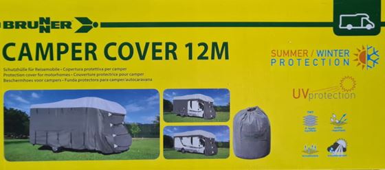 POKROWIEC NA KAMPERA 750-800 cm ALKOWA INTEGRA CAŁOROCZNY BRUNNER CAMPER COVER SUMMER WINTER PROTECTION