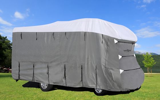 POKROWIEC NA KAMPERA 800-850 cm ALKOWA INTEGRA CAŁOROCZNY BRUNNER CAMPER COVER SUMMER WINTER PROTECTION