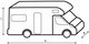 POKROWIEC NA KAMPERA 600-650 cm PÓŁINTEGRA ZIMOWY BRUNNER CAMPER COVER
