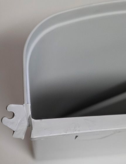 KOSZ NA ŚMIECI BRUNNER PILLAR SZARY 5,5L OUTLET