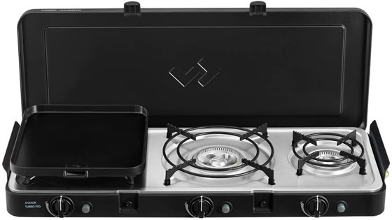 KUCHENKA GAZOWA CADAC 3-COOK TURBO FFD DELUXE 3 PALNIKI 30mbar