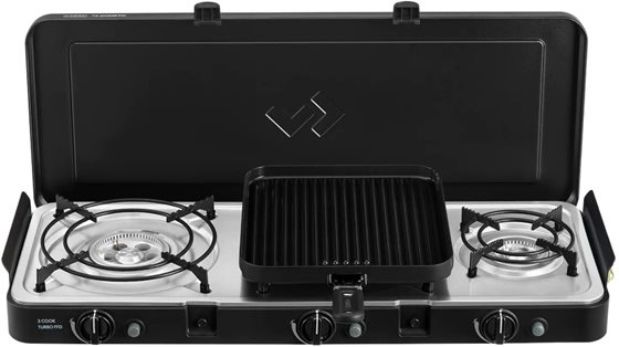 KUCHENKA GAZOWA CADAC 3-COOK TURBO FFD DELUXE 3 PALNIKI 30mbar