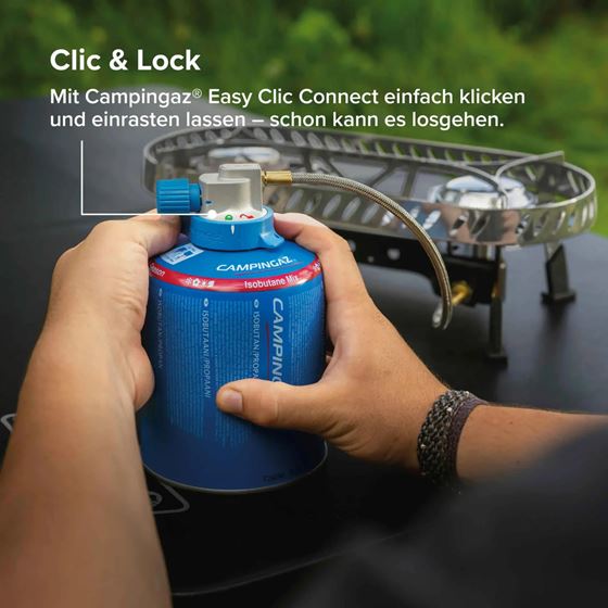 KUCHENKA GAZOWA CAMPINGAZ CAMP & TREK TWIN CONNECT NA KARTUSZ