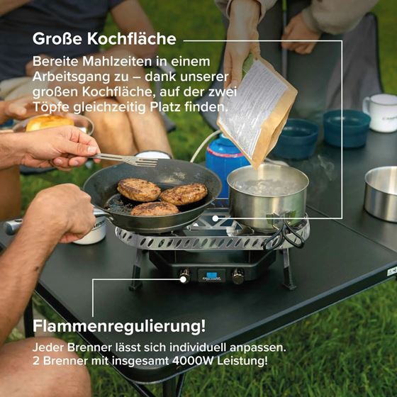 KUCHENKA GAZOWA CAMPINGAZ CAMP & TREK TWIN CONNECT NA KARTUSZ