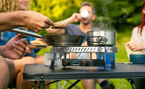 KUCHENKA GAZOWA CAMPINGAZ CAMP & TREK TWIN CONNECT NA KARTUSZ