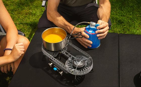 KUCHENKA GAZOWA CAMPINGAZ CAMP & TREK TWIN CONNECT NA KARTUSZ