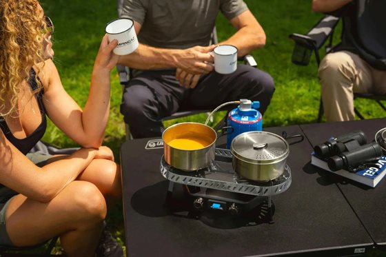 KUCHENKA GAZOWA CAMPINGAZ CAMP & TREK TWIN CONNECT NA KARTUSZ