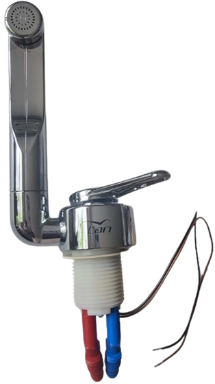 KRAN BATERIA CAN 33 mm CHROM