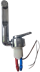KRAN BATERIA CAN 33 mm CHROM