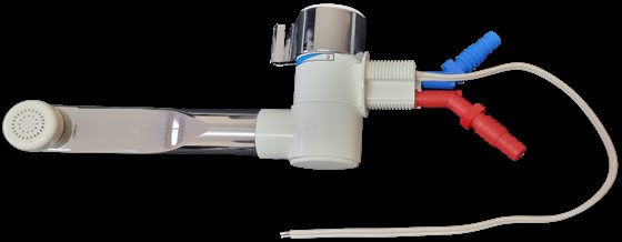 KRAN BATERIA COMET LONDON 24 mm CHROM-BIAŁA